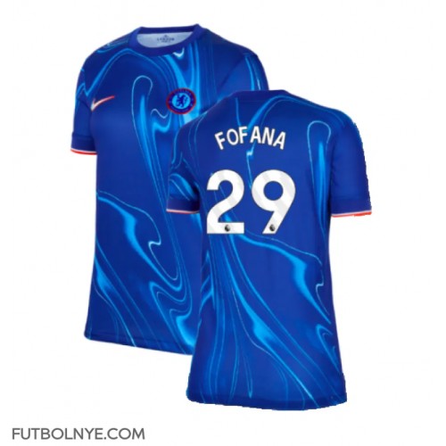 Camiseta Chelsea Wesley Fofana #29 Primera Equipación para mujer 2024-25 manga corta